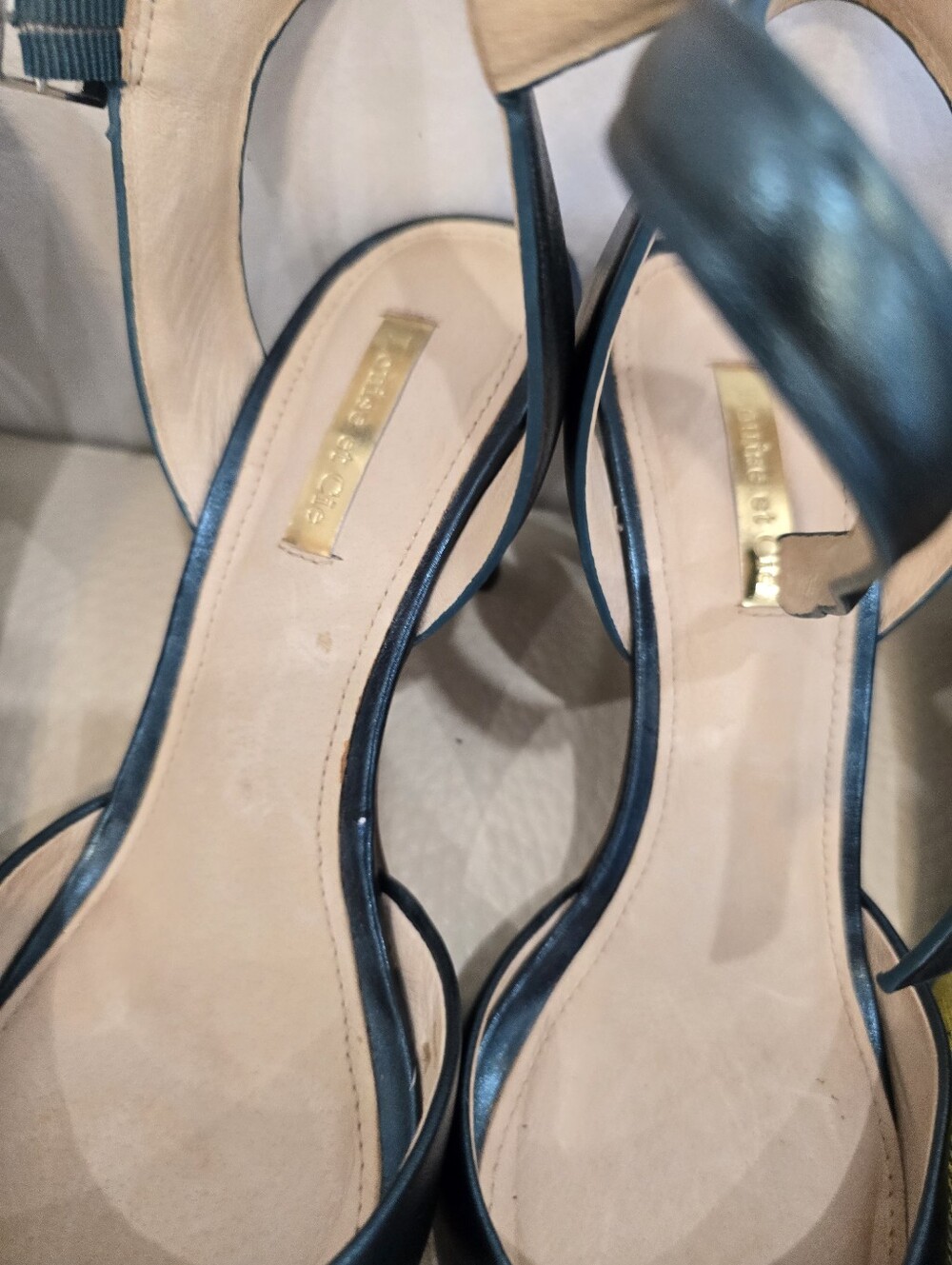 LOT 7 SHOES Pumps Heels Pointed-Toe Slingback Size 8.5 - Picture 7 of 14